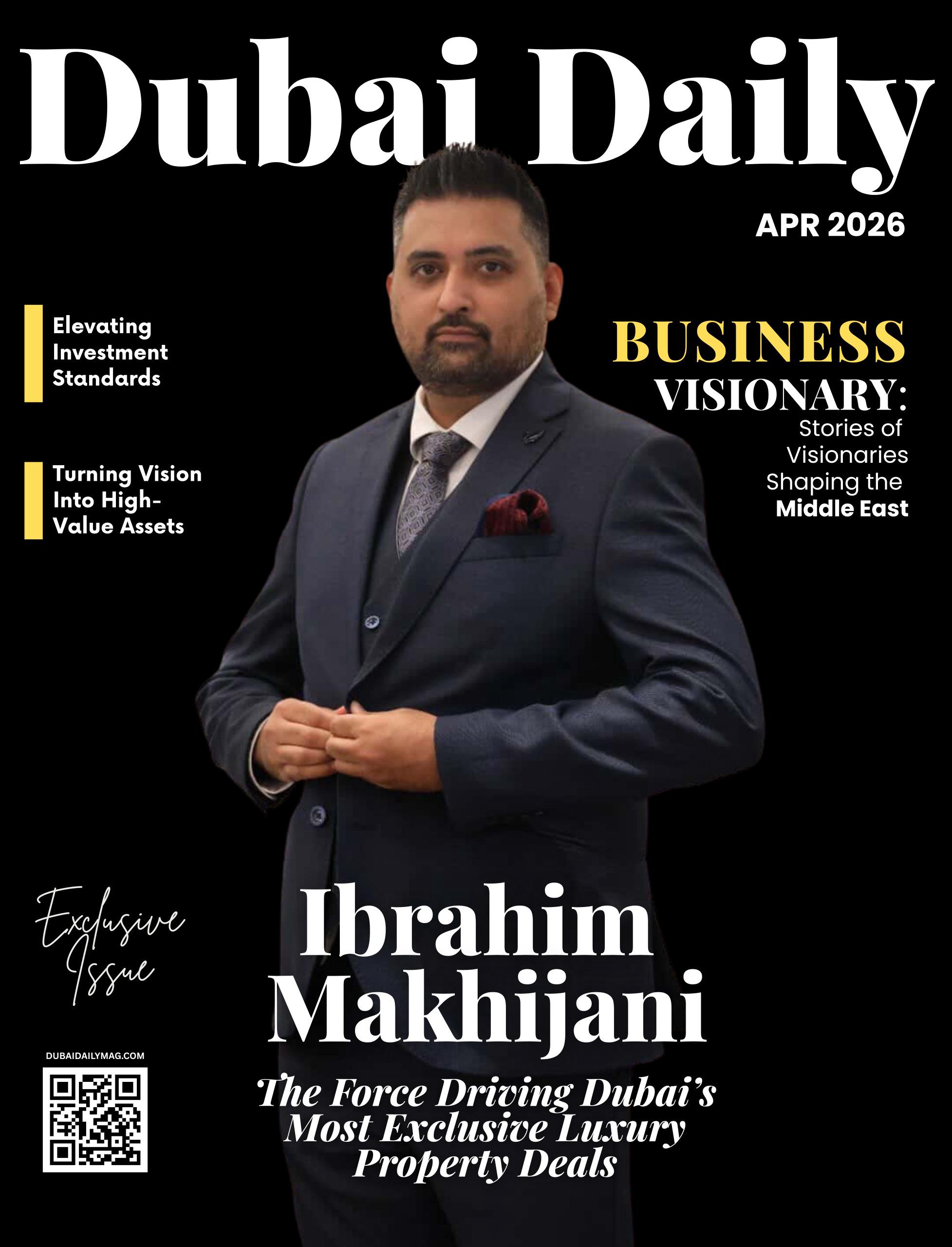Ibrahim Makhijani Sales Director at AYS Developers shaping Dubai luxury real estate investment landscape