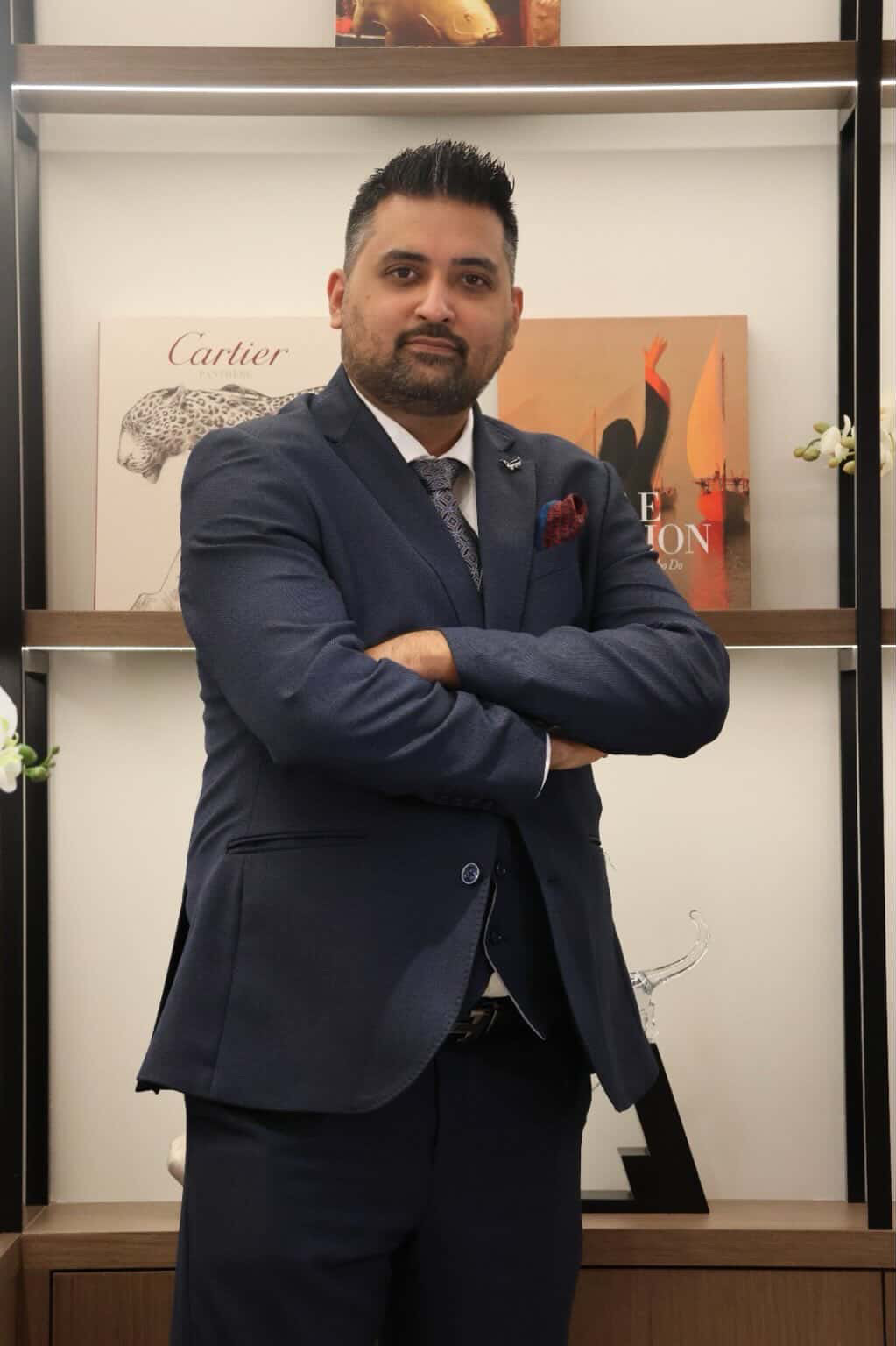 Dubai luxury real estate leader Ibrahim Makhijani discussing boutique property investment opportunities